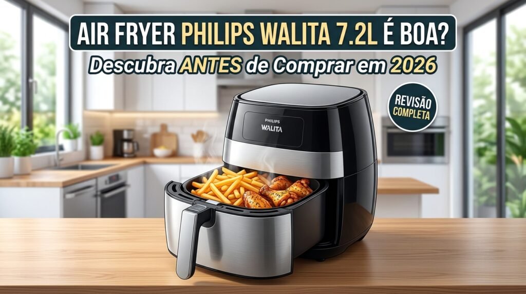 Air Fryer Philips Walita 7,2L é Boa? Descubra Antes de Comprar em 2026 fritadeira air fryer philips walita 7,2l