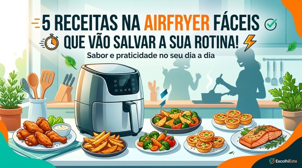 5 Receitas na Airfryer Fáceis que Vão Salvar a Sua Rotina imagens destacada para pos 202606061229